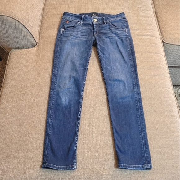 Hudson Collin Skinny Crop Denim Casual Jeans Size 27 - Picture 1 of 8